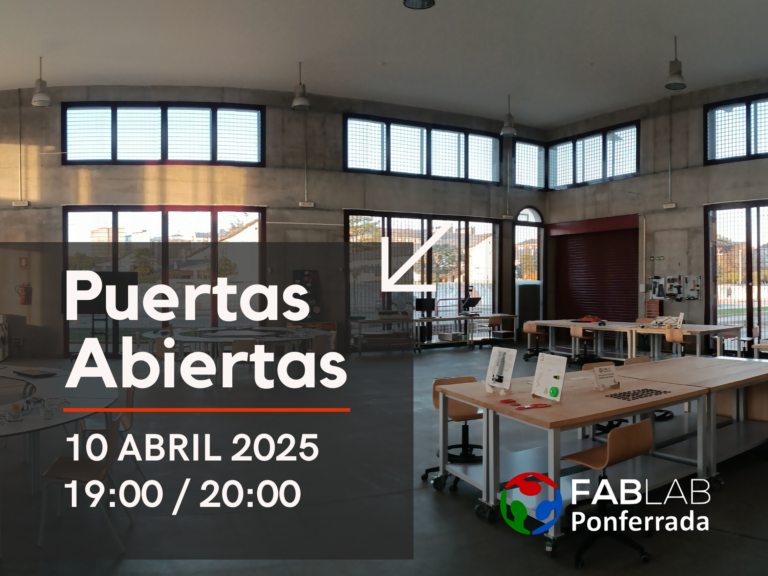Jornada puertas abiertas Fab Lab Ponferrada Abril 2025