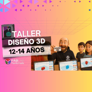 Diseño 3D Marcapáginas  – 12-14 años – 15 Mayo - 17:30h [GRATUITO]