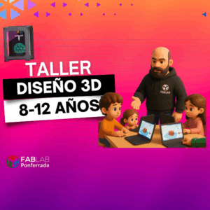 Diseño 3D Marcapáginas  – 8-12 años – 22 Mayo - 17:30h [GRATUITO]