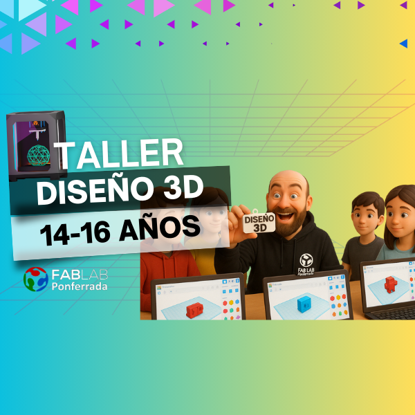Diseño 3D Marcapáginas  – 14 -16 años – 8 Mayo - 17:30h [GRATUITO]