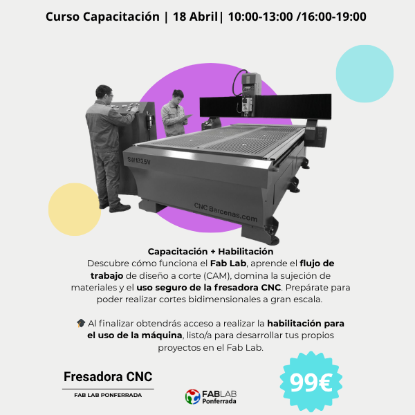 Curso Capacitación CNC Abril