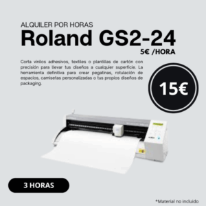 Plotter- Alquiler máquina 3 horas