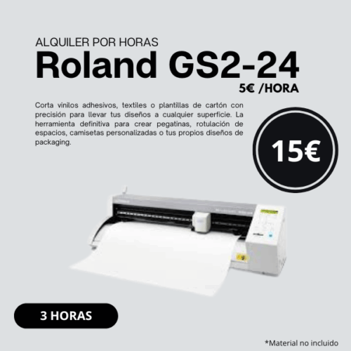Plotter- Alquiler máquina 3 horas