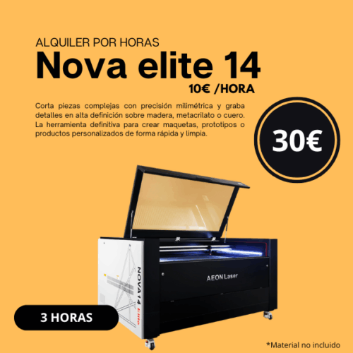 2 Laser - Alquiler máquina 3 horas