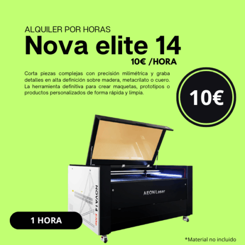 3 Láser- Alquiler máquina 1 hora