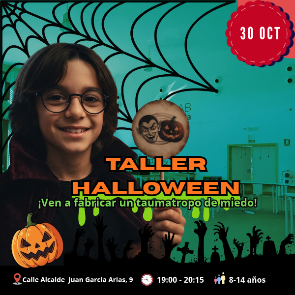 Taller Halloween -  Fabrica tu propio taumatropo- 30 Octubre